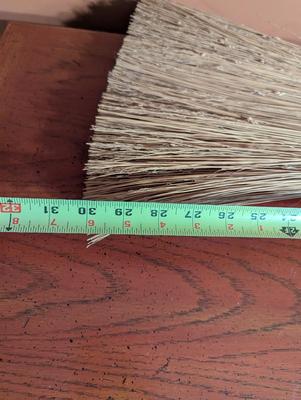 Vintage Hearth Fireplace Brush With Decorative Twisted Handle