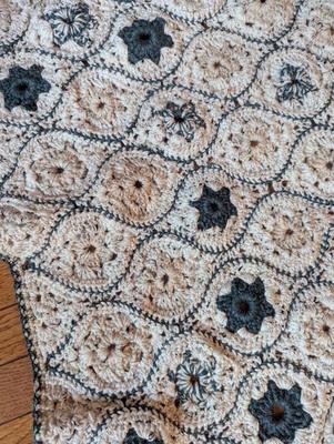 Crochet Blanket & Small Crochet Cover
