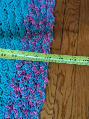 Crochet Blanket & Small Crochet Cover