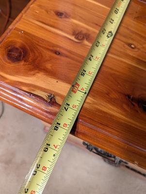 2 Piece Cedar Bedroom Dresser With Mirror