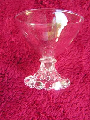 Lot of 4 crystal sherbets OR desert bowls