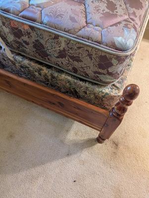 Cedar Bed Includes The Mattress & Box Spring