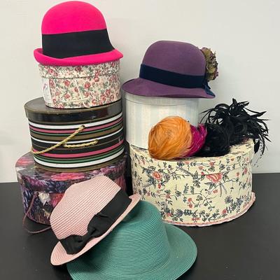 LOT 82: Collection of Women's Hats