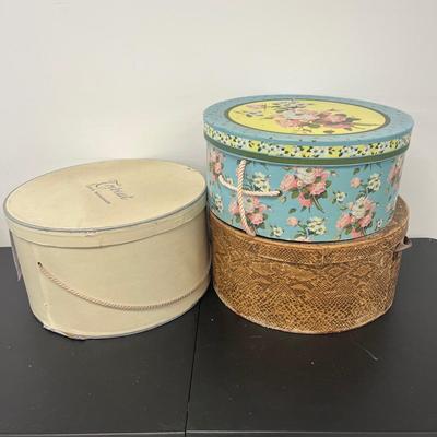 LOT 83: Hats and Hat Boxes