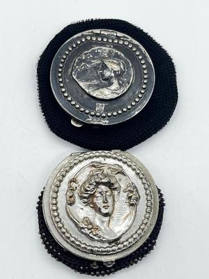 LOT 169J: Art Deco Beaded Crochet Metal Flap Coin Purses