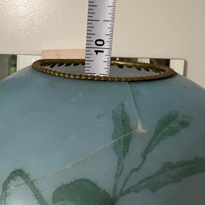 Gone With The Wind Converted Oil Lamp - See Description