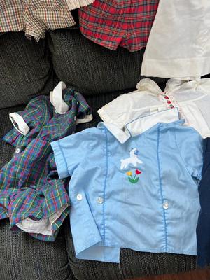 Big Lot Children’s Vintage Clothing Coats Lederhosen