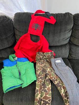 Big Lot Children’s Vintage Clothing Coats Lederhosen
