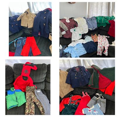 Big Lot Children’s Vintage Clothing Coats Lederhosen