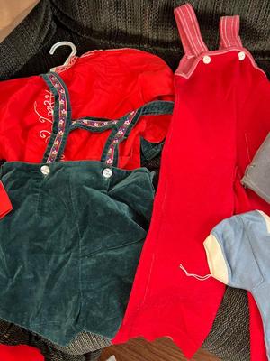 Big Lot Children’s Vintage Clothing Coats Lederhosen