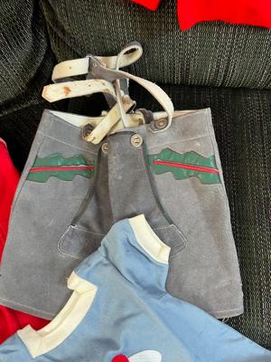 Big Lot Children’s Vintage Clothing Coats Lederhosen