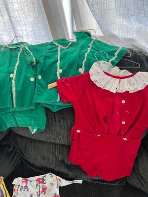 Big Lot Children’s Vintage Clothing Coats Lederhosen