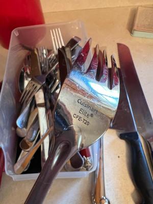 Hampton Silversmiths & Cuisinart Elite Cutlery Silverware Lot
