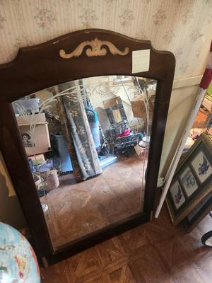 Mirror with Etched Design