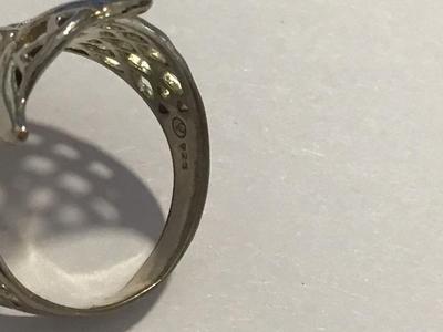 925 Owl Statement Ring