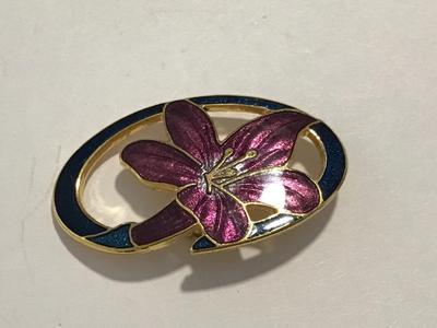 Marked Lily Brooch