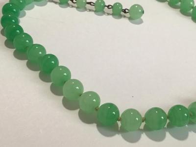 Vintage Jade Type Necklace