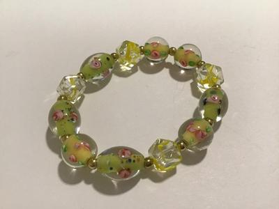 Art Glass Style Bracelet
