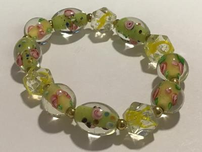 Art Glass Style Bracelet