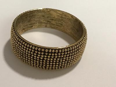 Gold Tone Beaded Bracelet