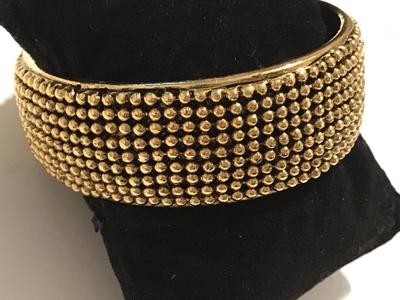 Gold Tone Beaded Bracelet