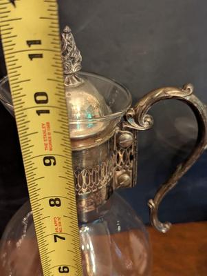 Art Nouveau Silver Plated Jug With Warmer Reed & Barton Silver Soldered Gravy Boat Lot 3