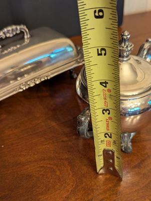 Silver Plated Serving Dishes Lot 4