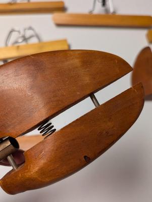 Wooden Pants Hangers & Vintage Wooden Shoe Stretchers