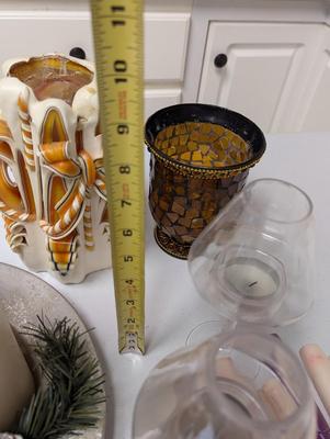 Variety Of Candles & Candle Holders
