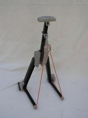 Handy fold-up luggage cart, vintage. Still operational