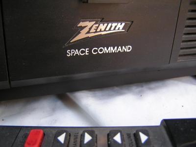 CLASSIC Zenith 13" portable TV with “Space Command” remote &“rabbit ears”