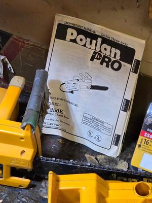 Poulan pro electric chainsaw