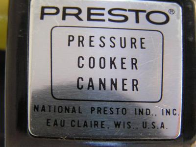 LARGE vintage Presto pressure cooker/canner, aluminum,