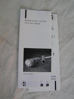 AcuVibe. “Worlds First Intelligent Massager” . Looks new in Box,