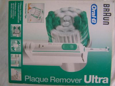 Braun/Oral-B Plaque Remover Ultra rechargeable tooth brush. new in box/unused
