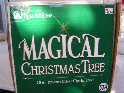 MAGICAL Christmas Tree. 36" fiber optic #33A