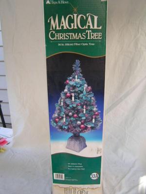 MAGICAL Christmas Tree. 36" fiber optic #33A