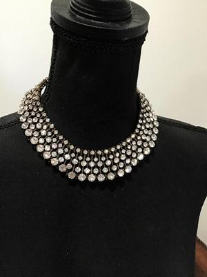 Rhinestone Statement Necklace