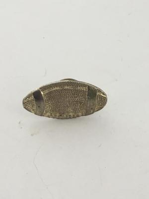 Gold tone football push pin