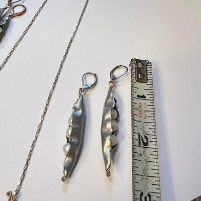 Artisanal Pearl “Pea Pod” Jewelry