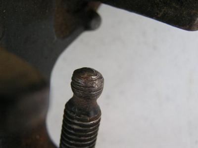 Antique sharpening tool.