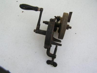 Antique sharpening tool.