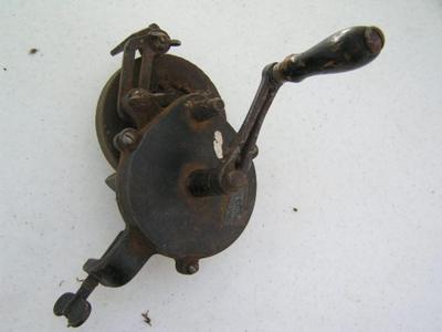 Antique sharpening tool.
