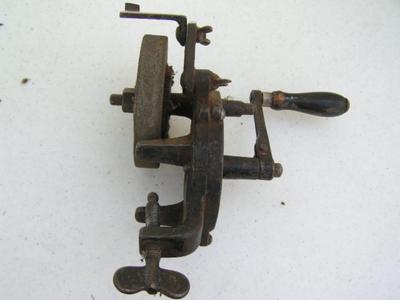 Antique sharpening tool.