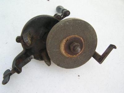 Antique sharpening tool.