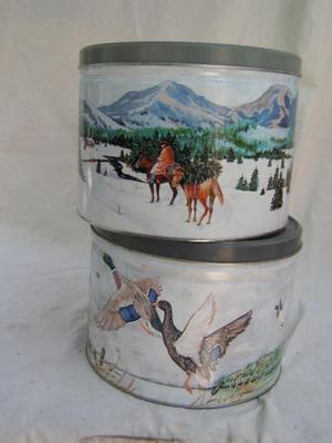 Two LARGE tins, clean inside