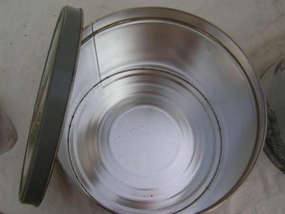 Two LARGE tins, clean inside