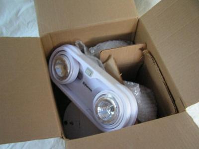 A group of battery operated lights in a box