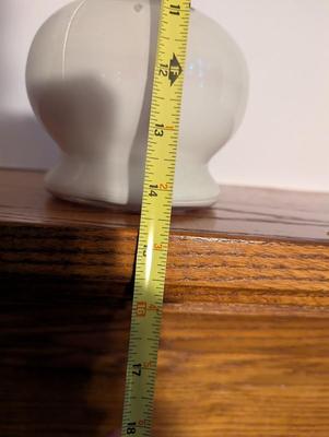 Vintage Ivory Glass Oil Lamp Flying Ducks Light Lamplight Farms