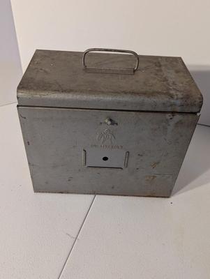 Vintage Brumberger Photo Slide Metal Storage Case Box With Vintage Slides Choice 1